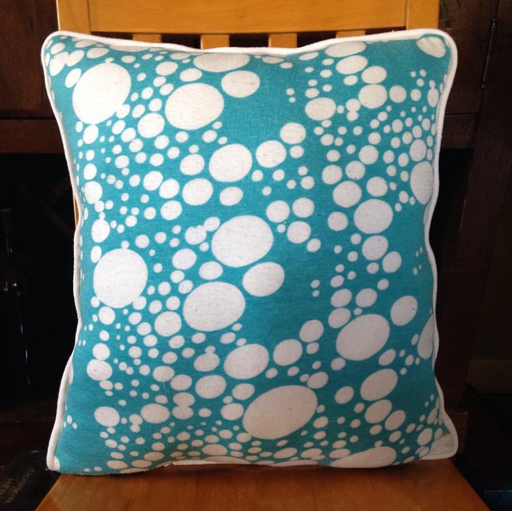 Bubble throw pillow